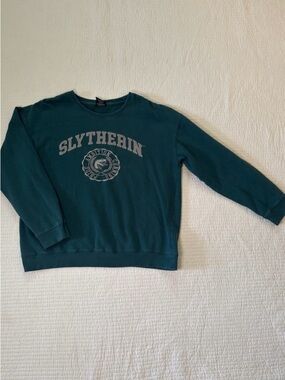 Boxlunch Slytherin Crewneck Sweatshirt - Deep Green